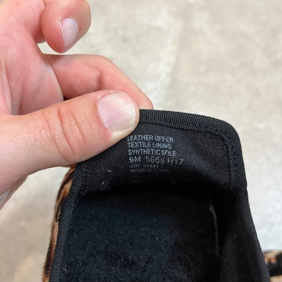 Tory Burch Billy Smoking Loafer Leopard Size 9 - Picture 6 of 11